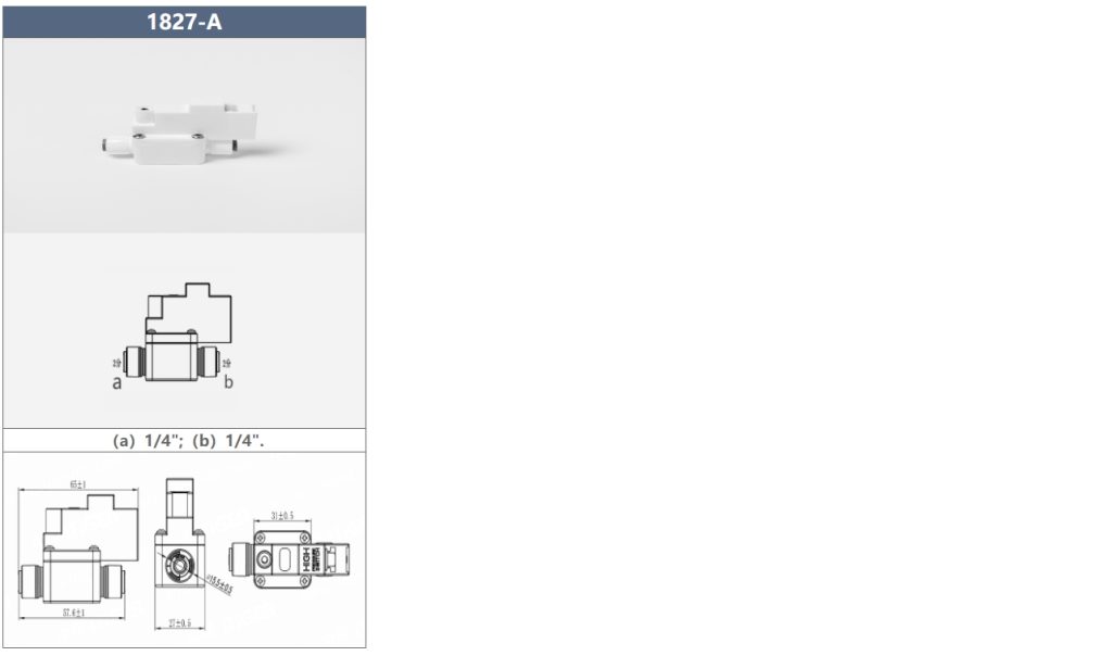 Name: High Pressure Valve

Model: 1827